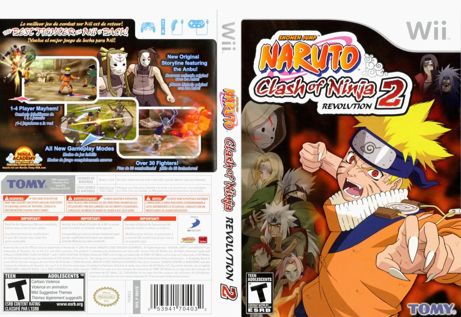 Nice Images Collection: Naruto: Clash Of Ninja Revolution Desktop Wallpapers