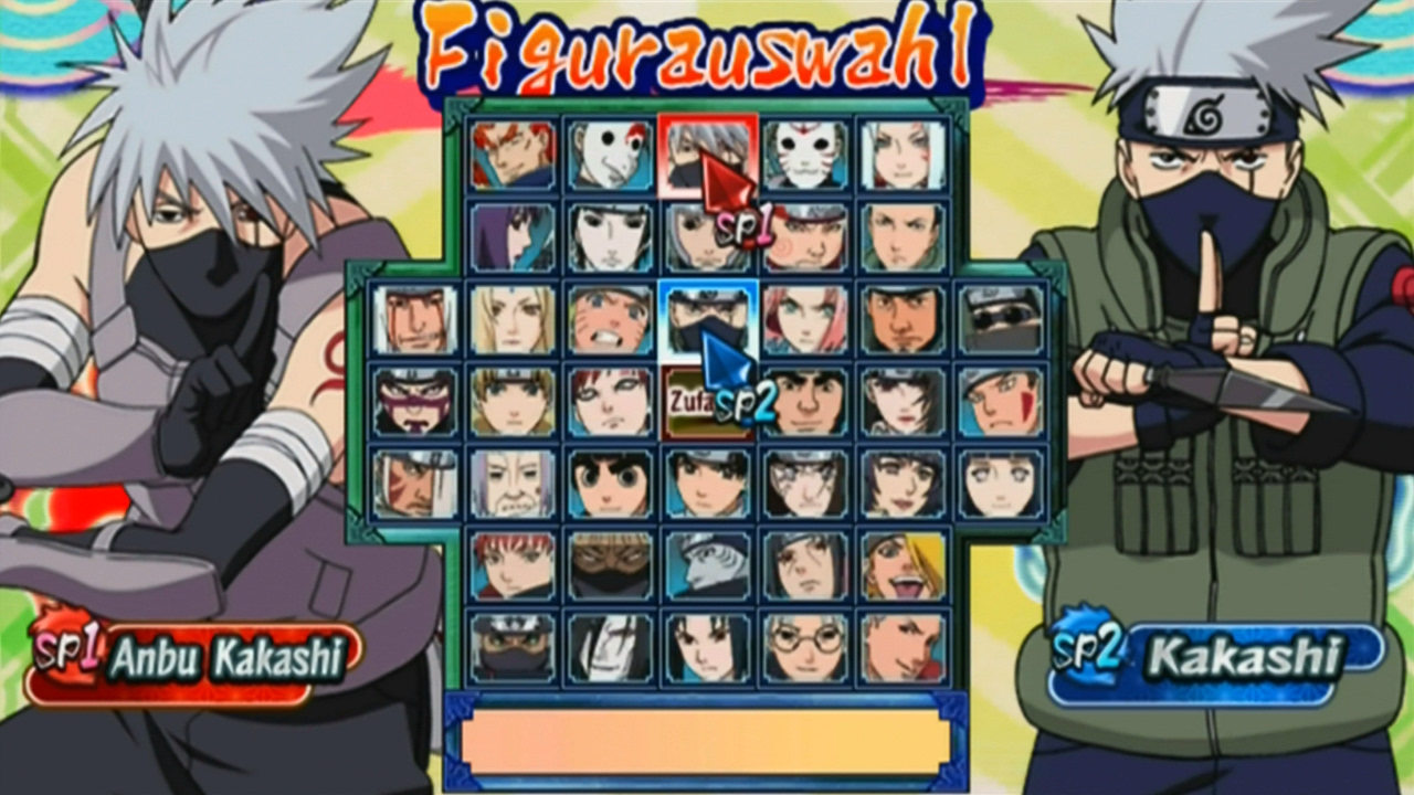 naruto clash of ninja revolution 3 all characters