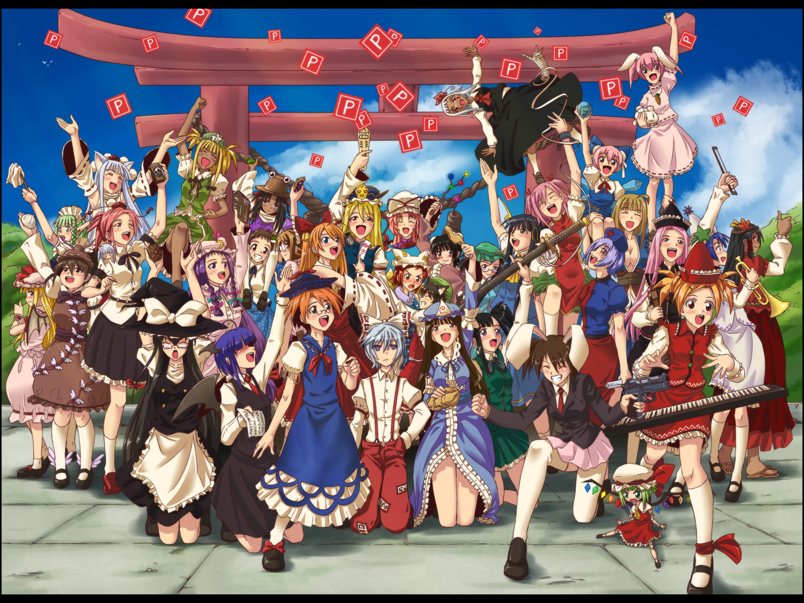 HD Quality Wallpaper | Collection: Anime, 1600x1200 Negima!