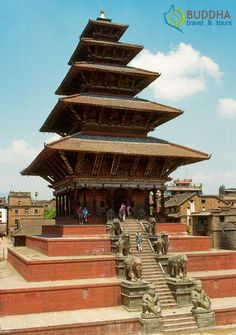 Nice Images Collection: Nepalese Pagoda Desktop Wallpapers