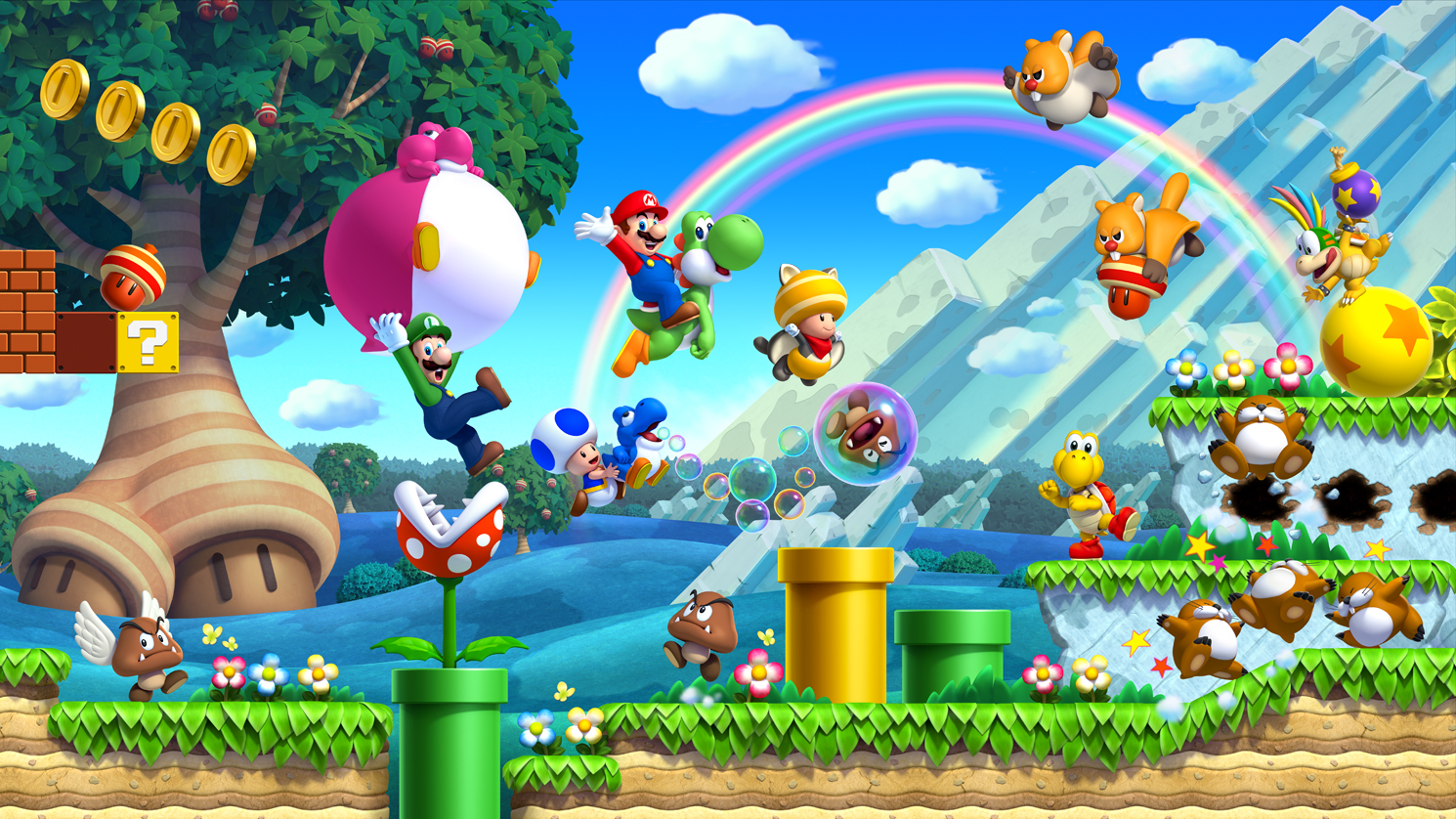 New Super Mario Bros. U Pics, Video Game Collection
