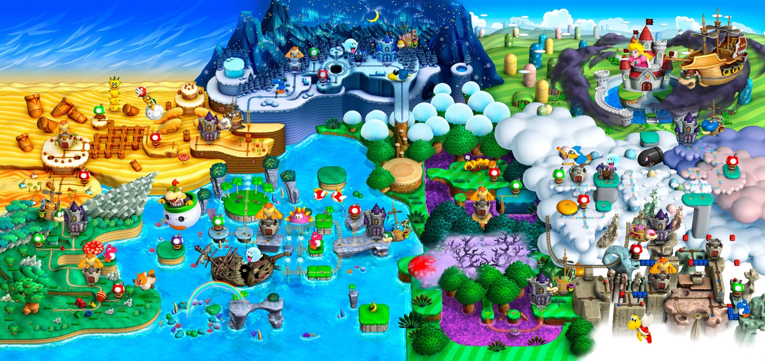 New Super Mario Bros. Wii HD wallpapers, Desktop wallpaper - most viewed