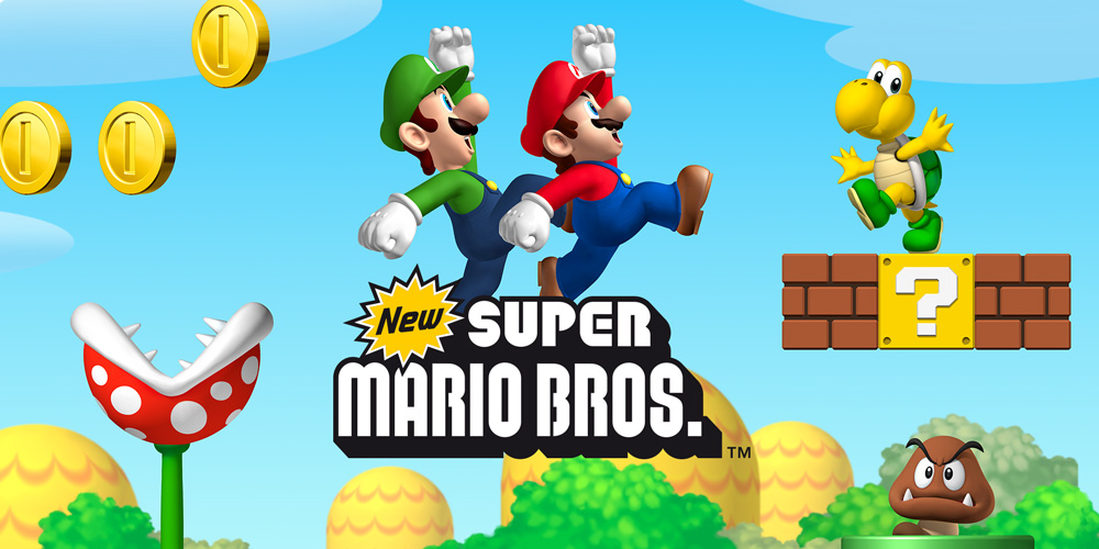High Resolution Wallpaper | New Super Mario Bros. 1000x500 px