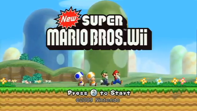 HD Quality Wallpaper | Collection: Video Game, 640x360 New Super Mario Bros. Wii