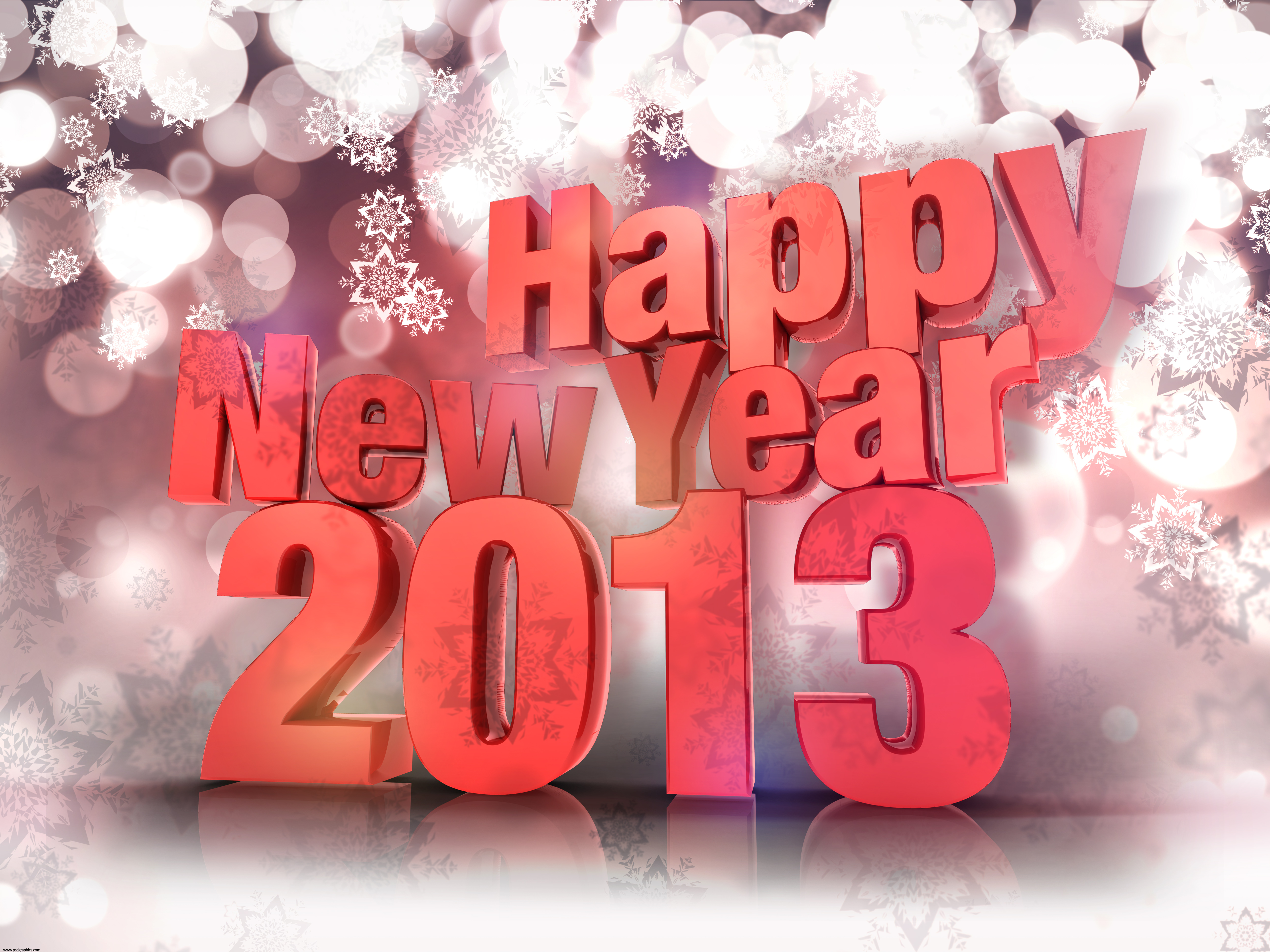 High Resolution Wallpaper | New Year 2013 5000x3750 px