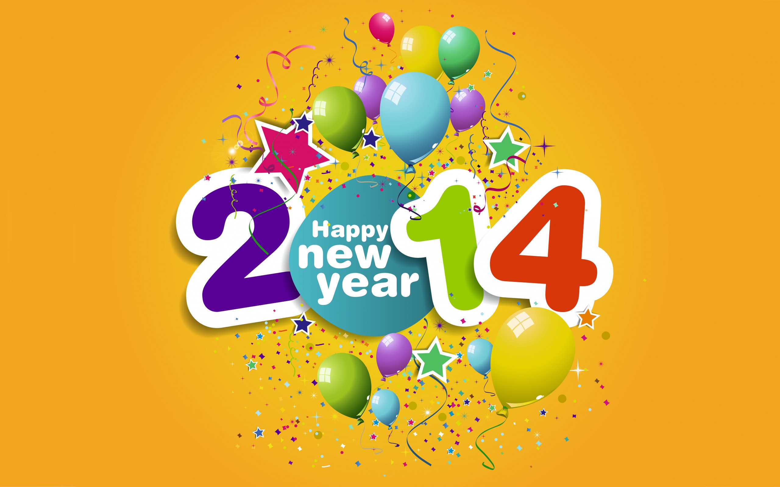 Nice wallpapers New Year 2014 2560x1600px