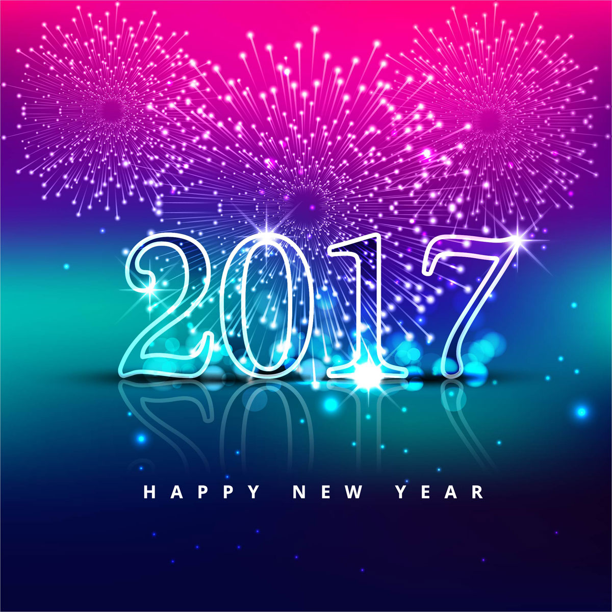 New Year 2017 Backgrounds, Compatible - PC, Mobile, Gadgets| 1200x1200 px