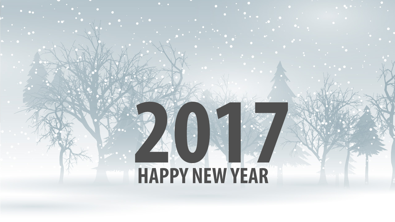New Year 2017 Backgrounds, Compatible - PC, Mobile, Gadgets| 1280x720 px