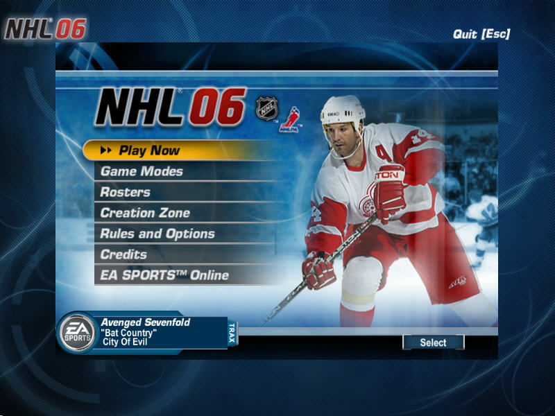 HD Quality Wallpaper | Collection: Video Game, 800x600 NHL 06