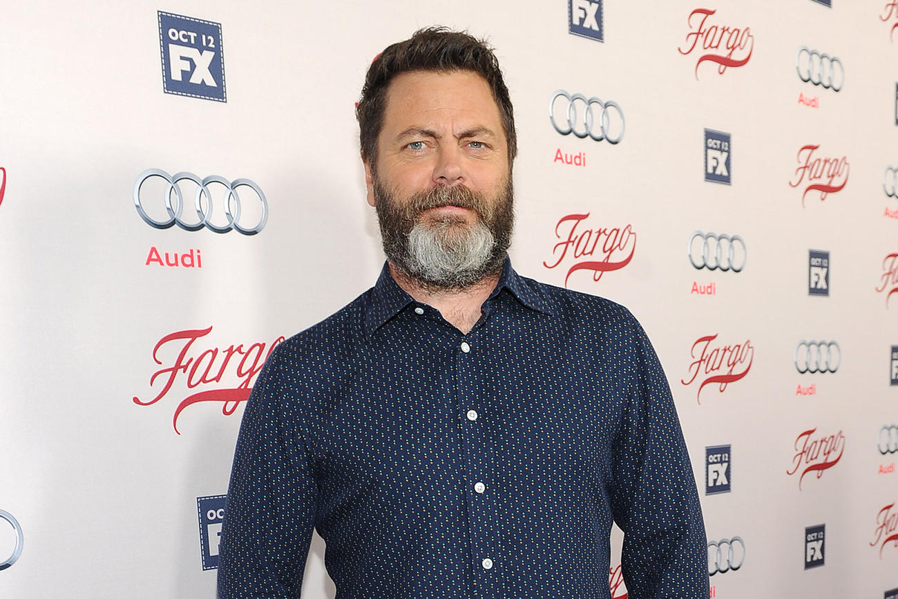 HD Quality Wallpaper | Collection: Celebrity, 1300x867 Nick Offerman