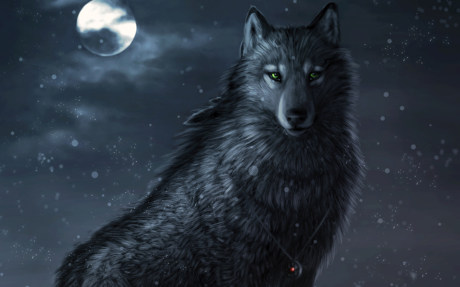 HD Quality Wallpaper | Collection: Movie, 1920x1200 Night Wolf