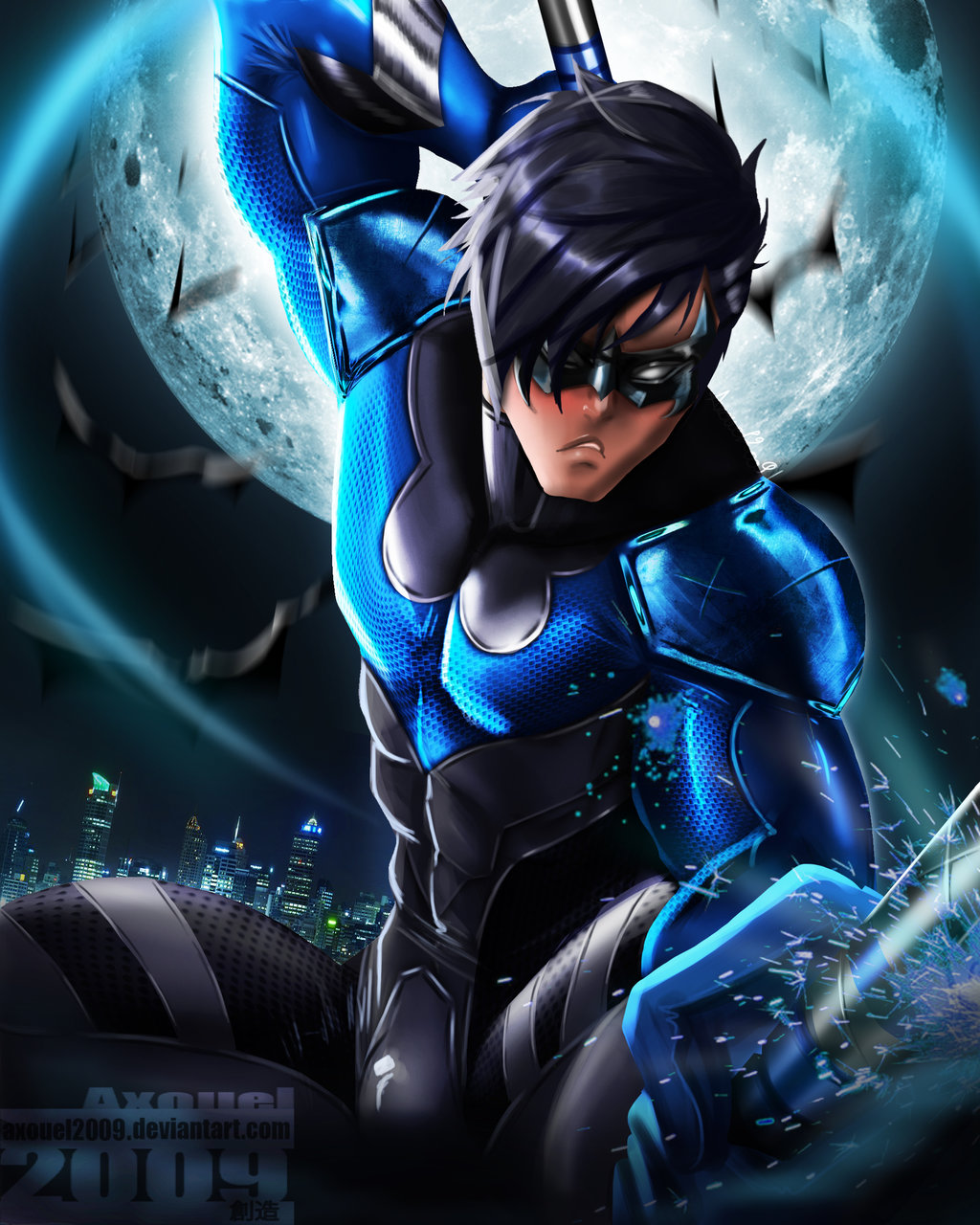 HD Quality Wallpaper | Collection: Comics, 1024x1280 Nightwing