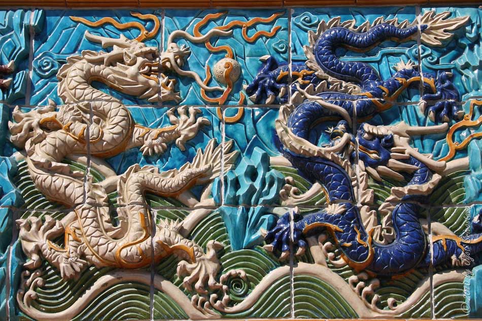 HD Quality Wallpaper | Collection: Man Made, 950x633 Nine-dragon Wall