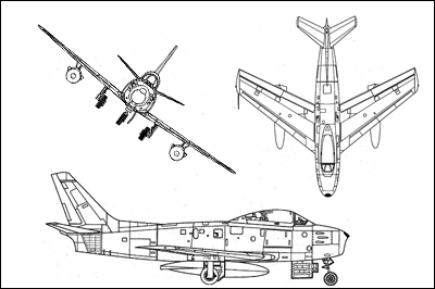 Nice Images Collection: North American F-86 Sabre Desktop Wallpapers