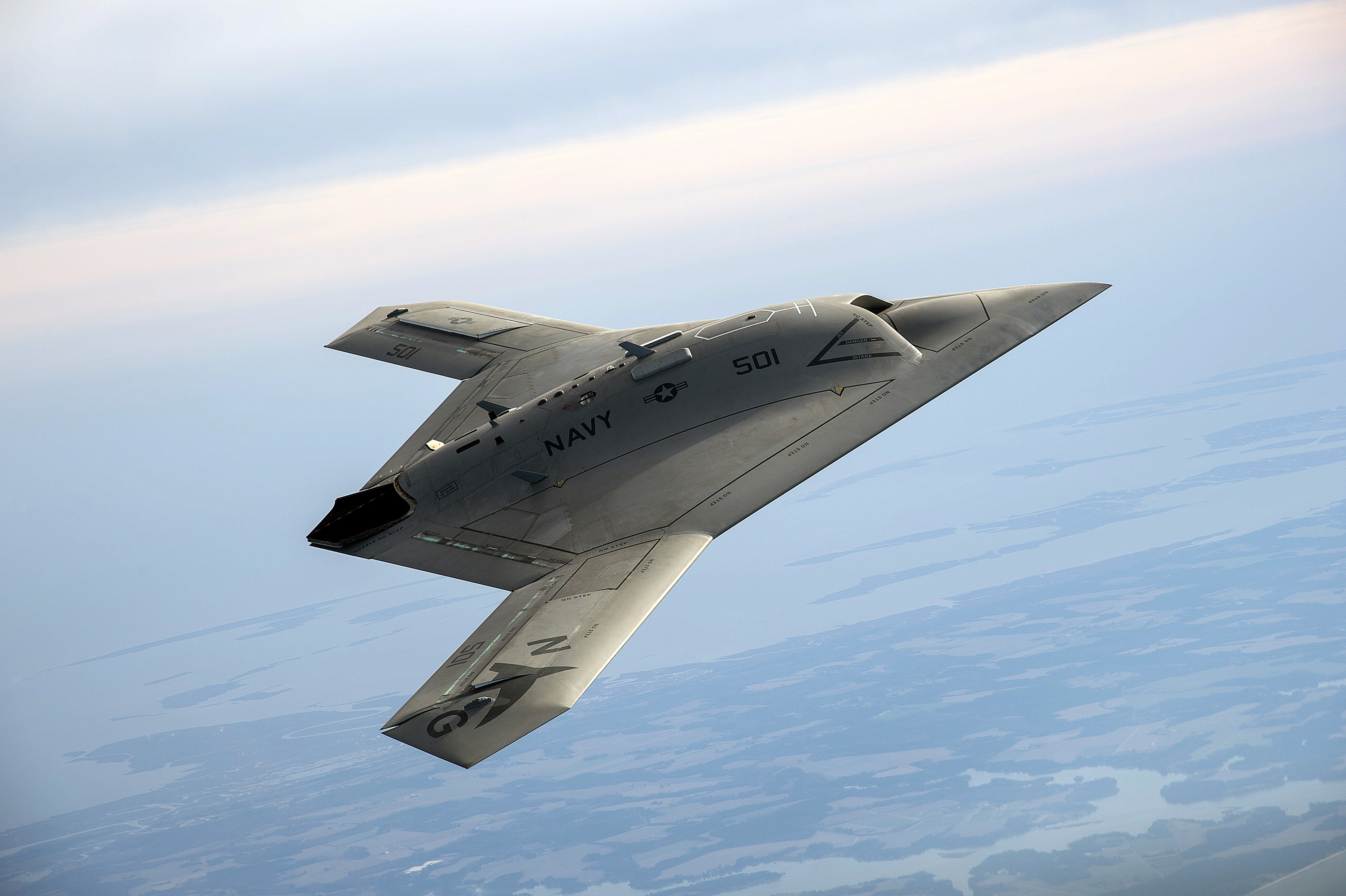 HD Quality Wallpaper | Collection: Military, 3000x1997 Northrop Grumman X-47