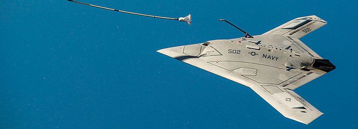 Northrop Grumman X-47B Backgrounds, Compatible - PC, Mobile, Gadgets| 734x265 px