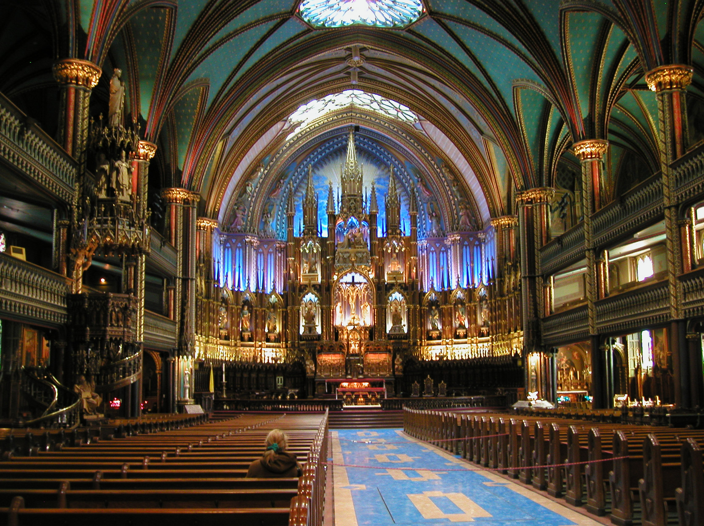 Notre Dame Basilica In Montreal Backgrounds, Compatible - PC, Mobile, Gadgets| 2288x1712 px