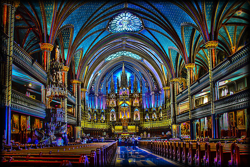 Nice wallpapers Notre Dame Basilica In Montreal 800x533px