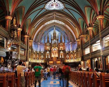 Notre Dame Basilica In Montreal HD wallpapers, Desktop wallpaper - most viewed