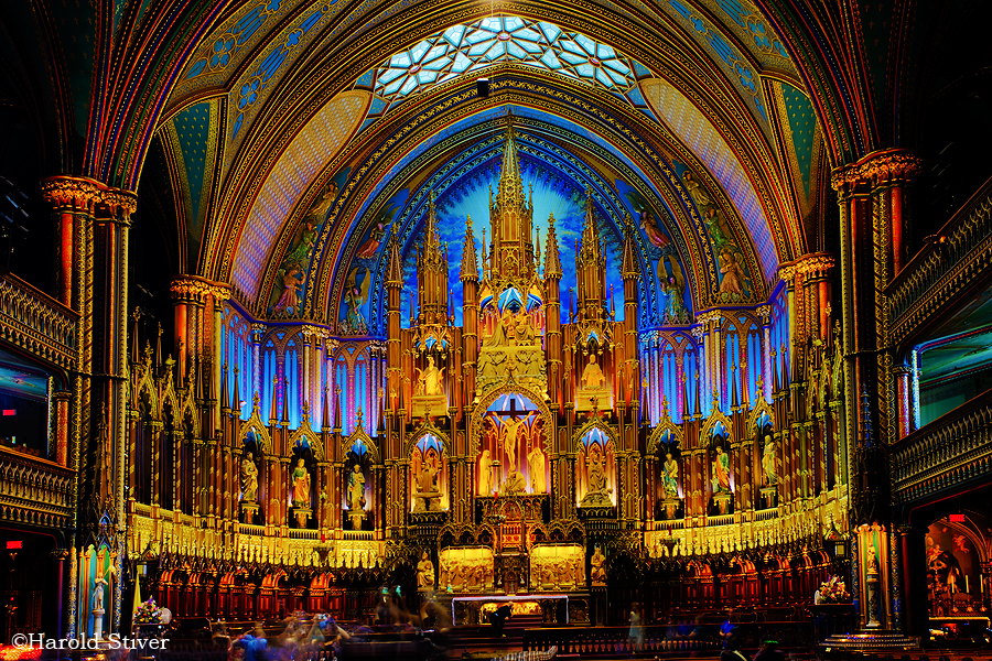 HQ Notre Dame Basilica In Montreal Wallpapers | File 1141.25Kb