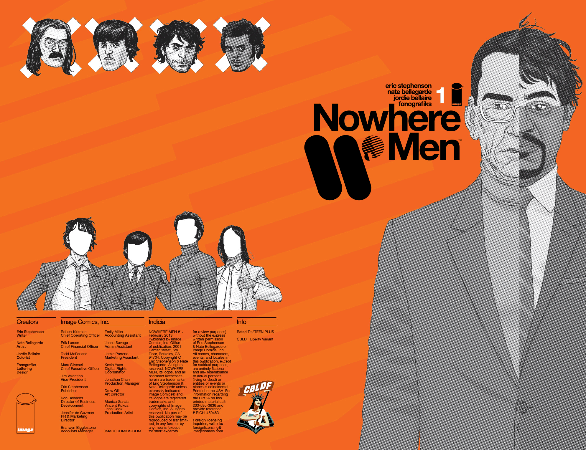 Nowhere Men Pics, Comics Collection