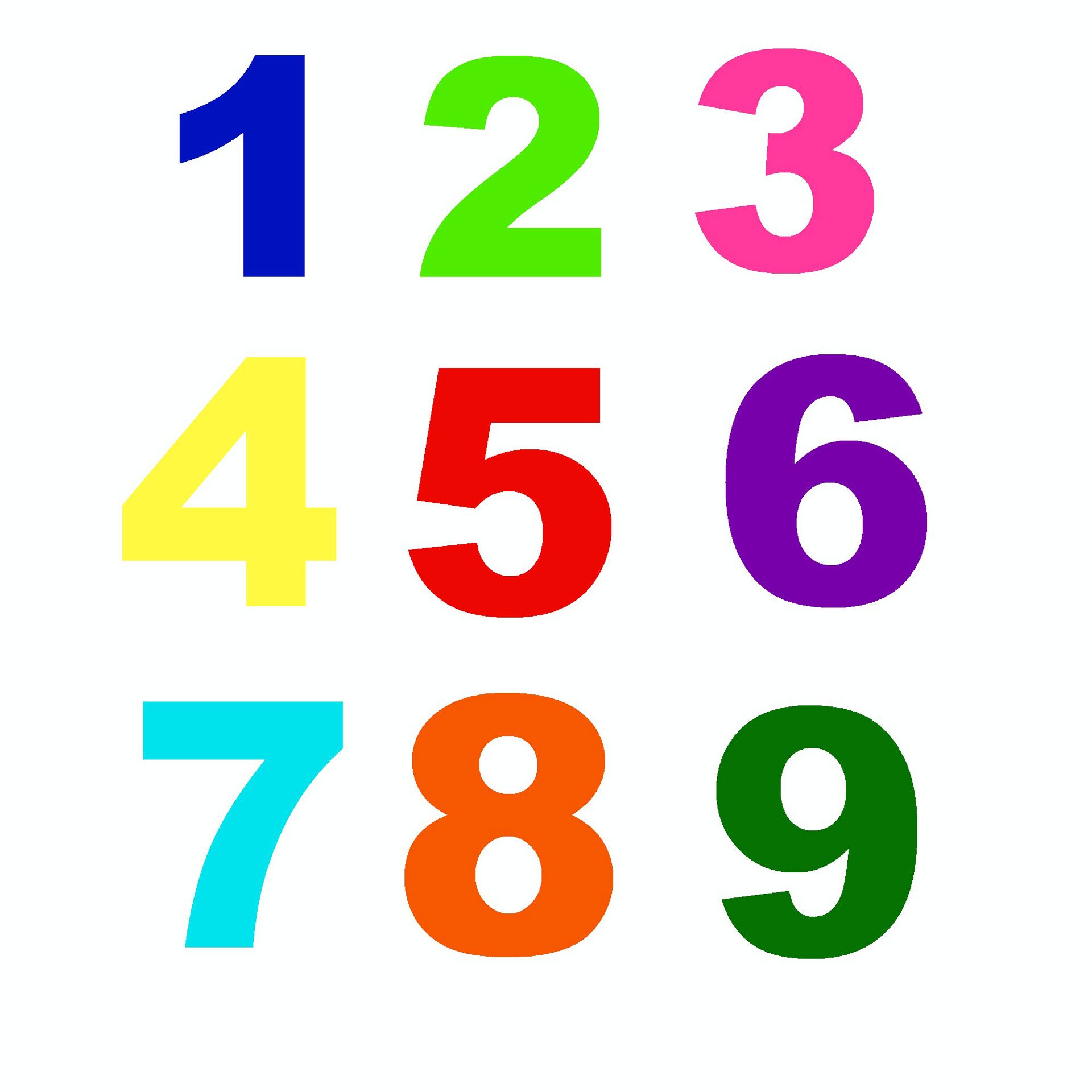 Numbers High Quality Background on Wallpapers Vista