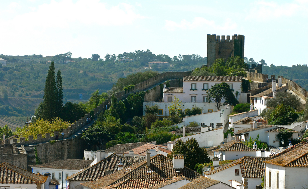 Nice Images Collection: Obidos Castle Desktop Wallpapers