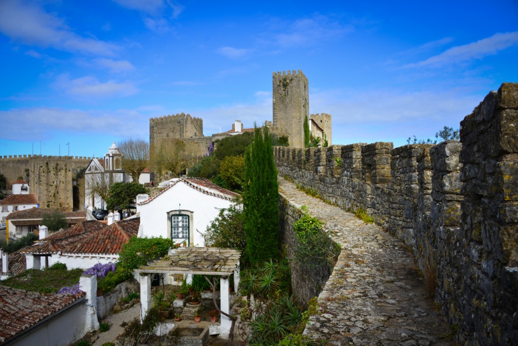 Nice Images Collection: Obidos Castle Desktop Wallpapers