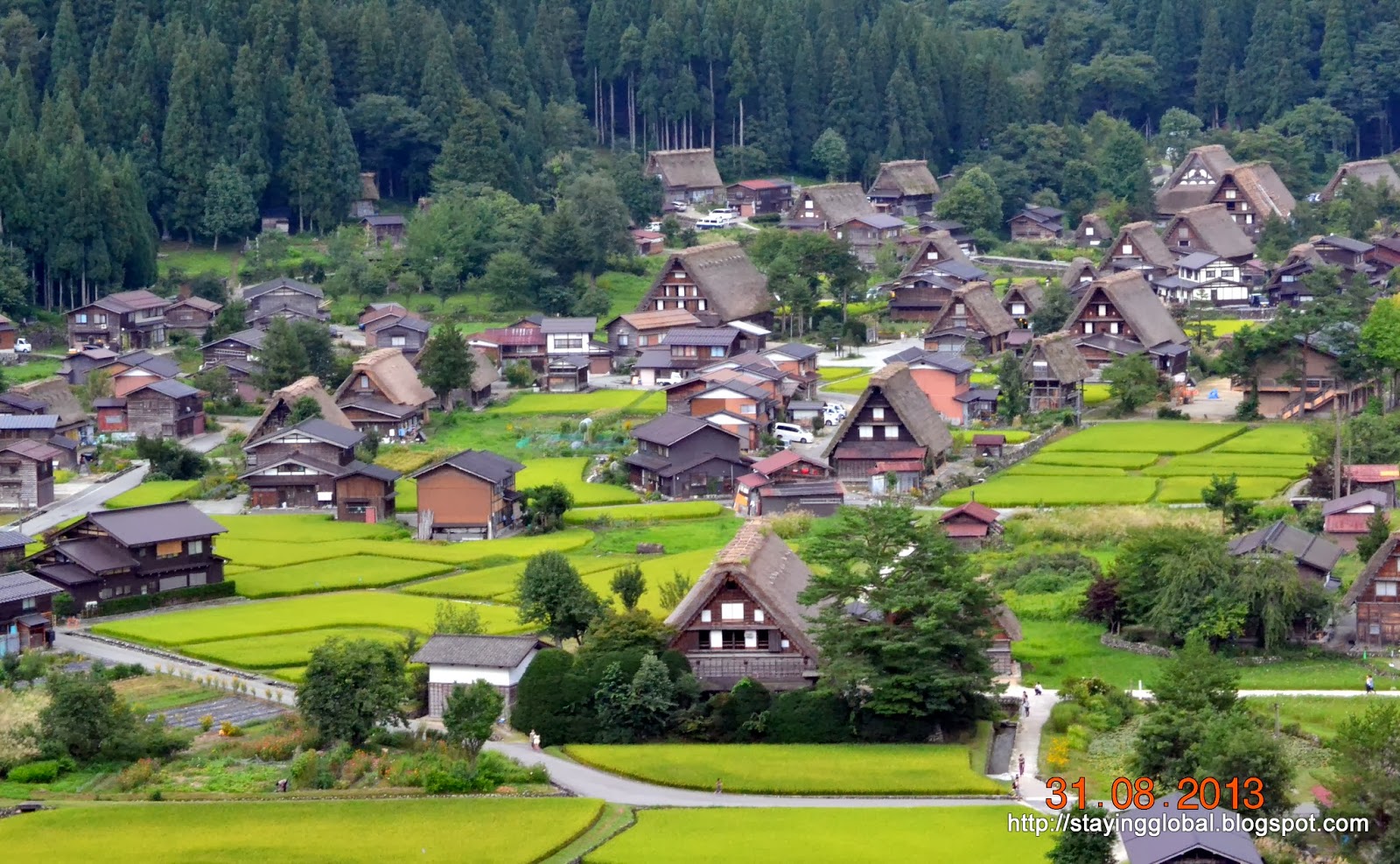 Ogimachi Village Backgrounds, Compatible - PC, Mobile, Gadgets| 1600x987 px