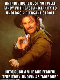 One Does Not Simply Walk Into Mordor Backgrounds, Compatible - PC, Mobile, Gadgets| 236x310 px