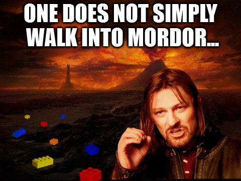 HD Quality Wallpaper | Collection: Video Game, 480x360 One Does Not Simply Walk Into Mordor