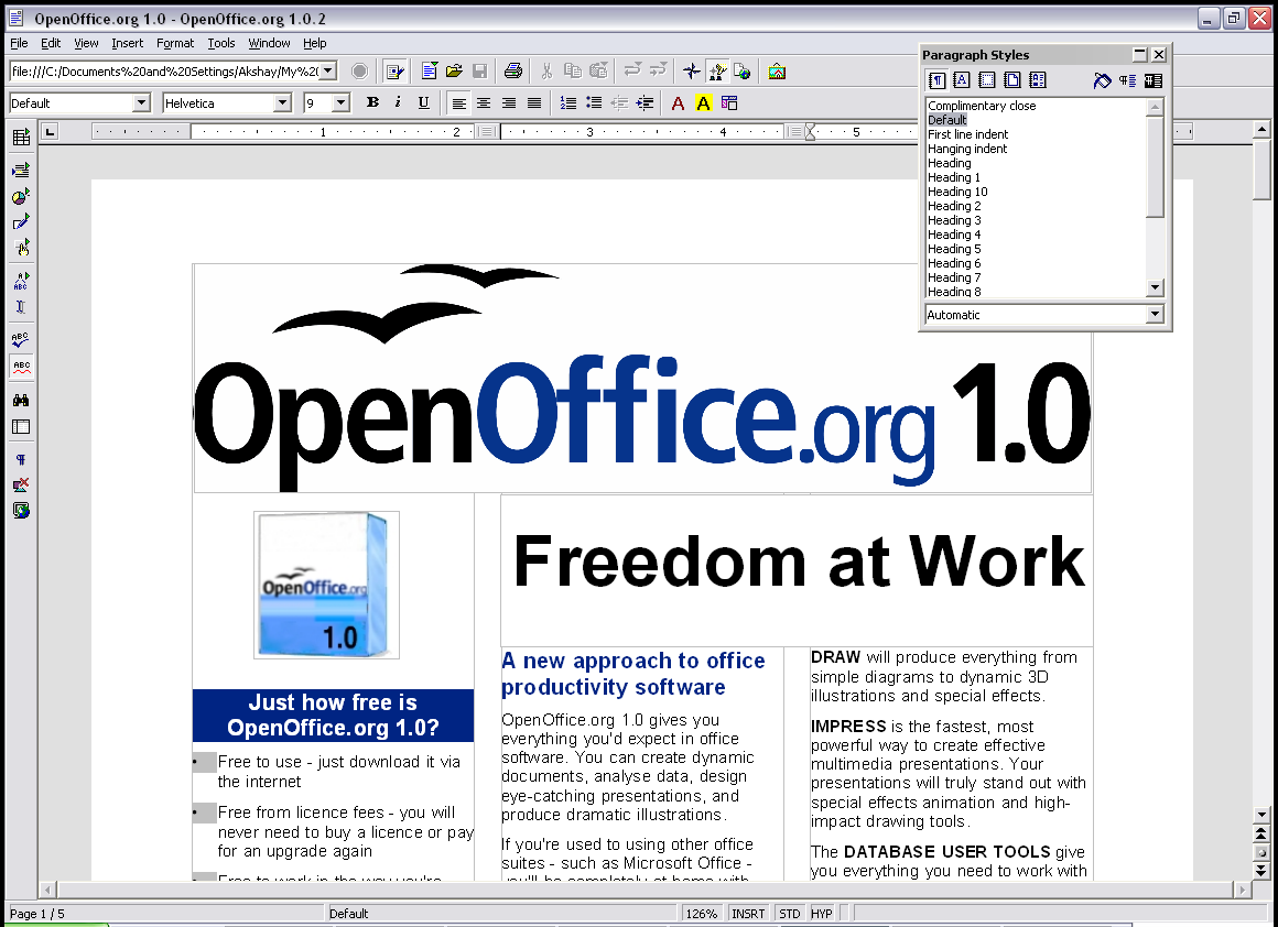 OpenOffice.org Pics, Technology Collection