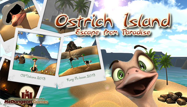 Nice Images Collection: Ostrich Island Desktop Wallpapers