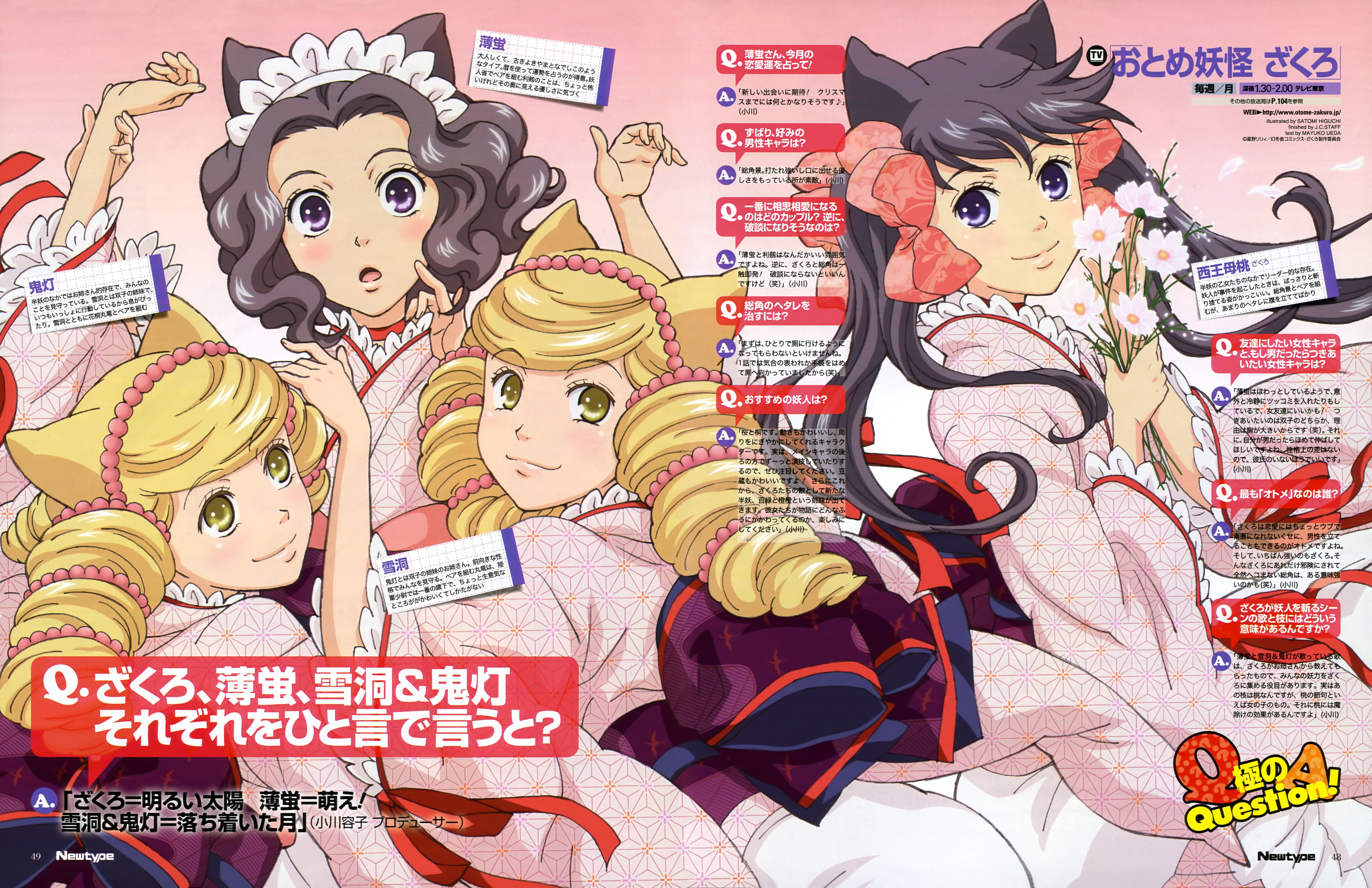 HD Quality Wallpaper | Collection: Anime, 6345x4108 Otome Youkai Zakuro
