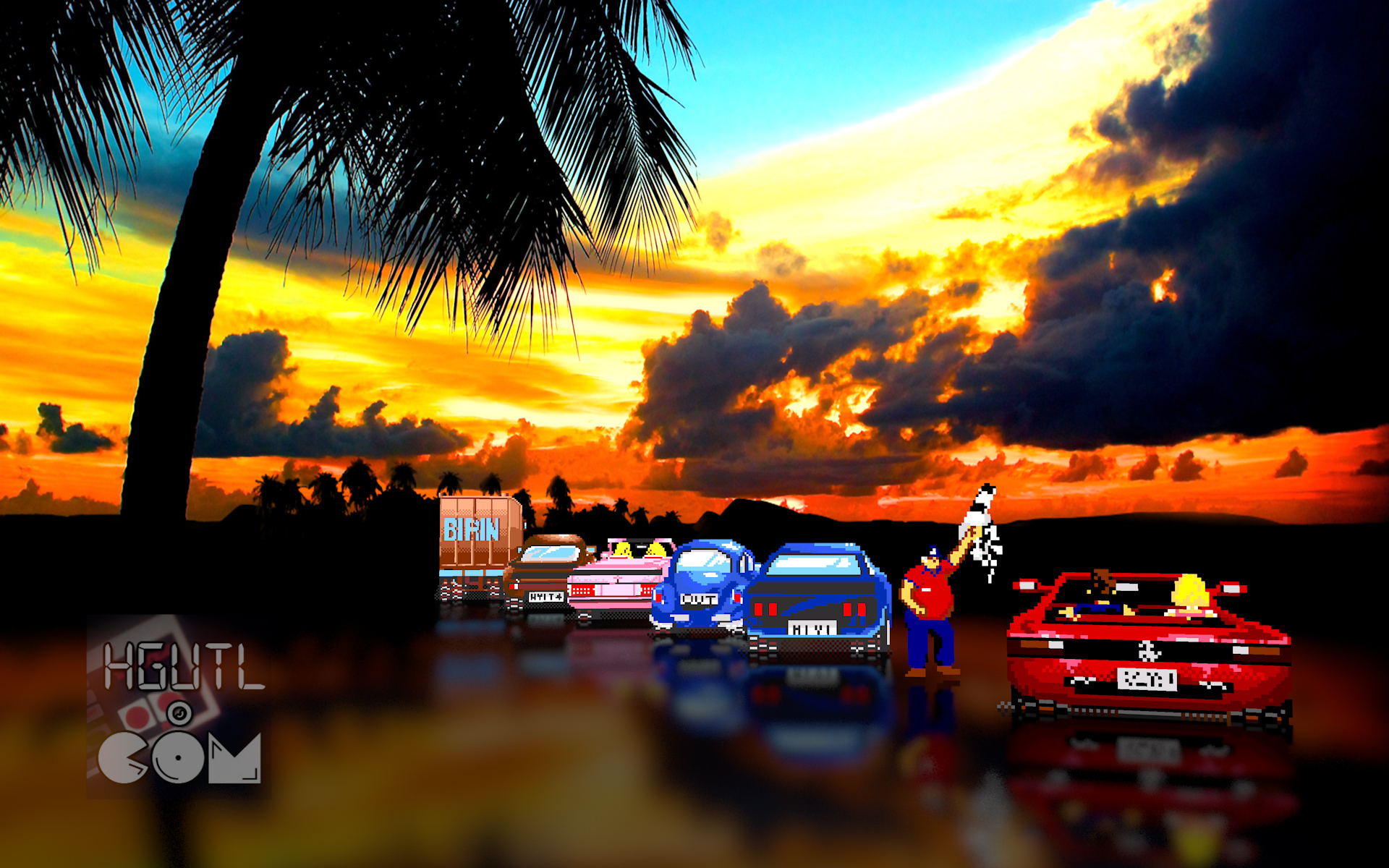 OutRun Backgrounds on Wallpapers Vista