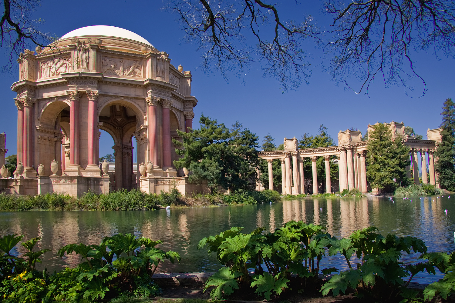 Palace Of Fine Arts Backgrounds on Wallpapers Vista