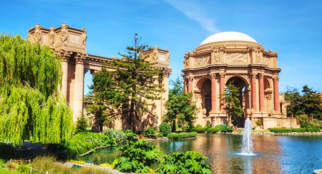 HD Quality Wallpaper | Collection: Man Made, 648x350 Palace Of Fine Arts