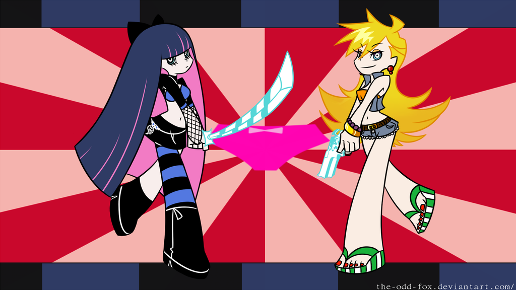 Nice Images Collection: Panty & Stocking With Garterbelt Desktop Wallpapers
