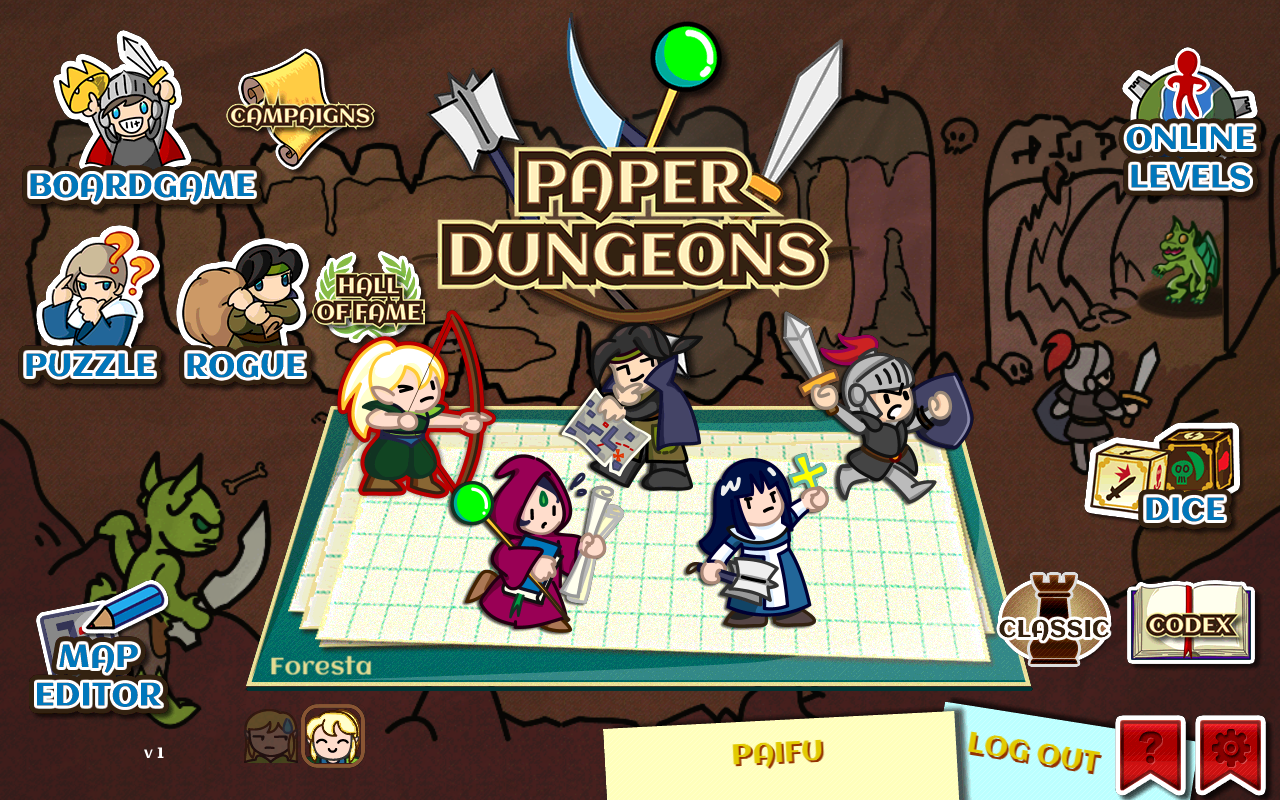 Paper Dungeons Pics, Video Game Collection