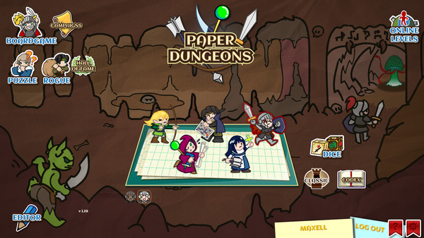 Paper Dungeons Pics, Video Game Collection