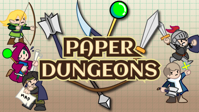 HD Quality Wallpaper | Collection: Video Game, 640x360 Paper Dungeons