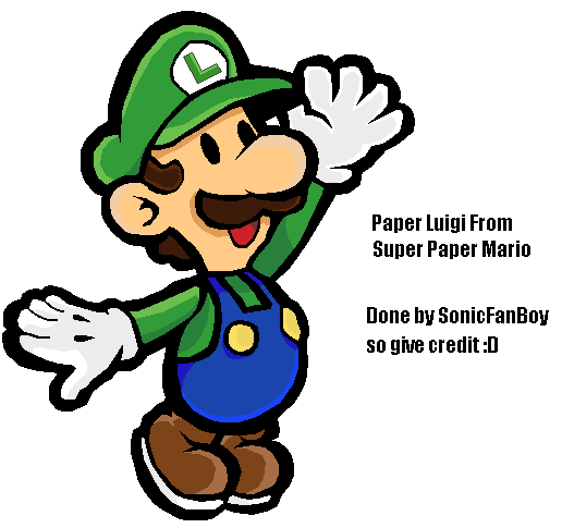 Paper Luigi High Quality Background on Wallpapers Vista