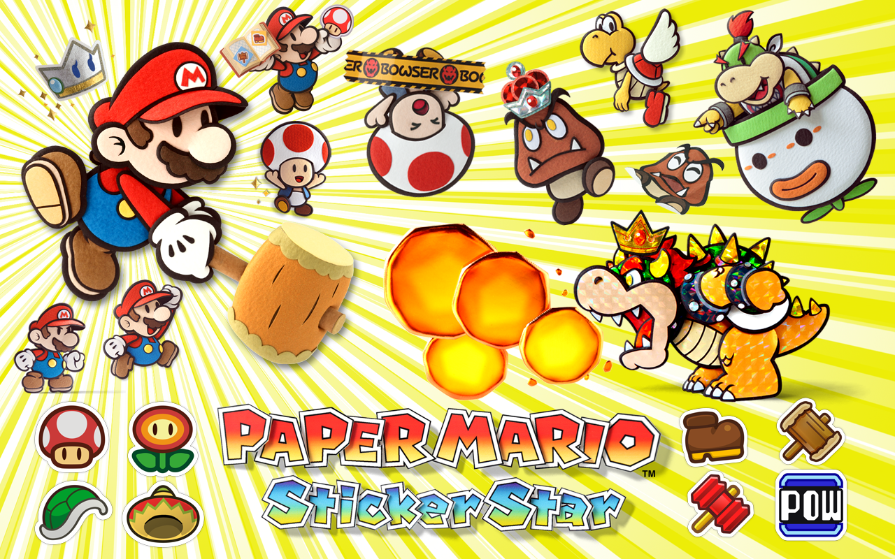 Paper Mario: Sticker Star High Quality Background on Wallpapers Vista