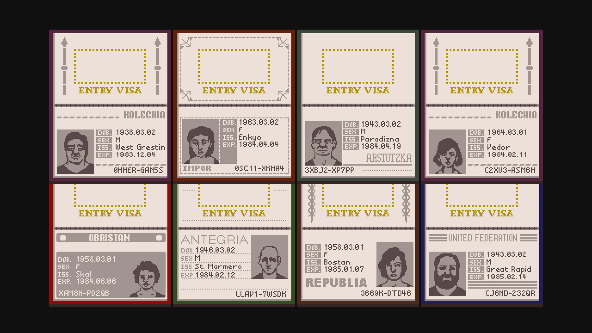 Images of Papers, Please | 1920x1080