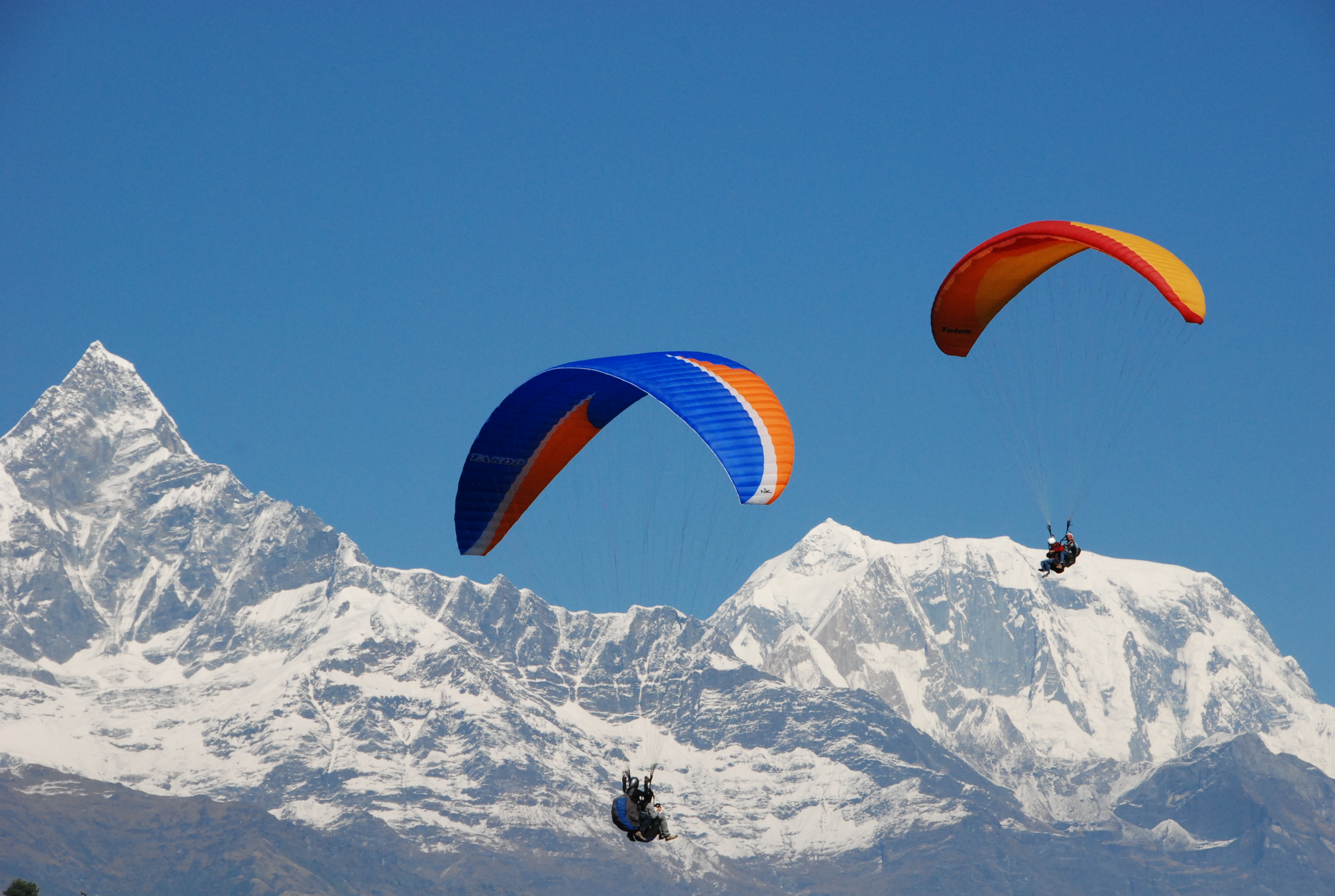 HD Quality Wallpaper | Collection: Sports, 2896x1944 Paragliding