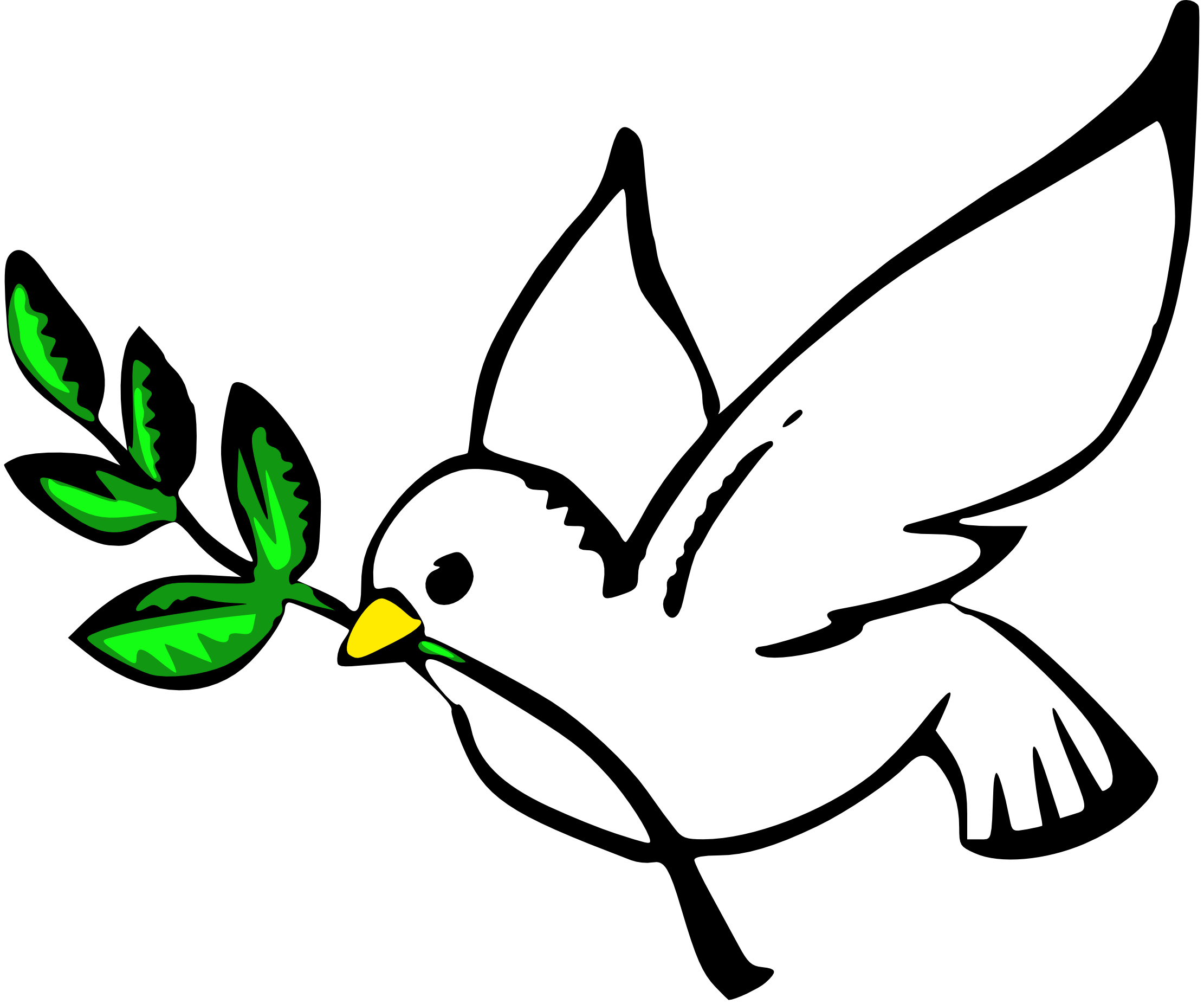 Nice wallpapers Peace Dove 2222x1852px