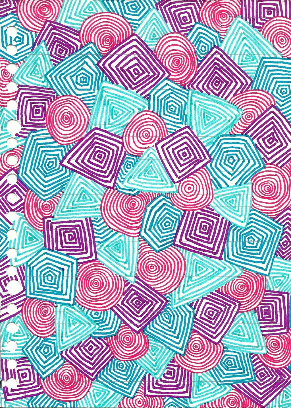 Nice Images Collection: Pink Turquoise  Desktop Wallpapers