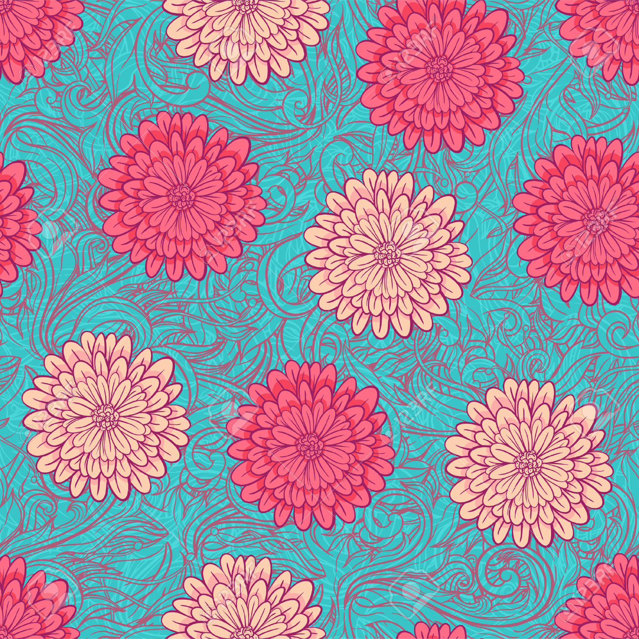 Pink Turquoise  Backgrounds, Compatible - PC, Mobile, Gadgets| 1300x1300 px