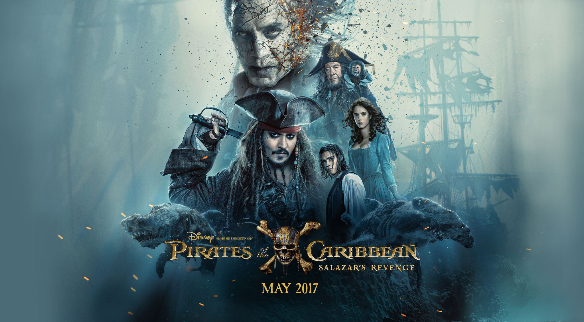 Nice Images Collection: Pirates Of The Caribbean: Dead Men Tell No Tales Desktop Wallpapers