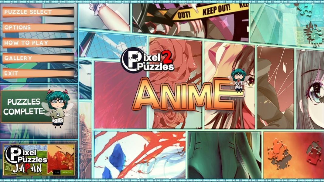 Amazing Pixel Puzzles 2: Anime Pictures & Backgrounds